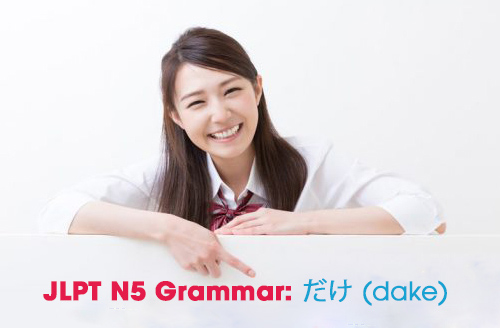JLPT N5 Grammar: だけ (dake)