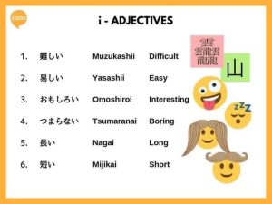Japanese (い) i-Adjectives