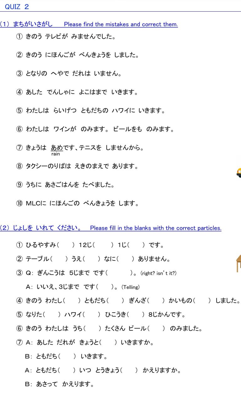 JLPT N5 Particles Practice (Beginner Japanese)